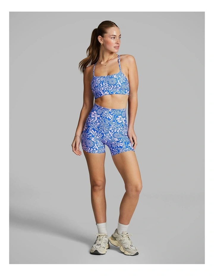 In Action Low Impact Sports Bra Blue Summer image 5