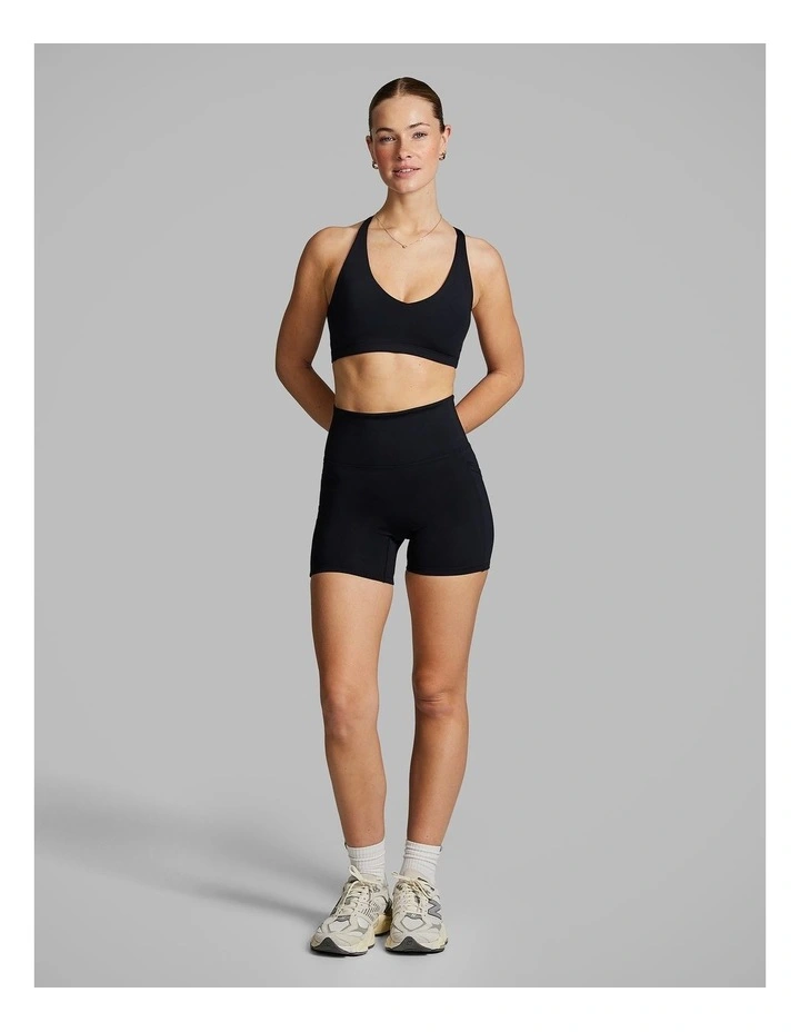 Gym And Swim Medium Impact Sports Bra Black image 5