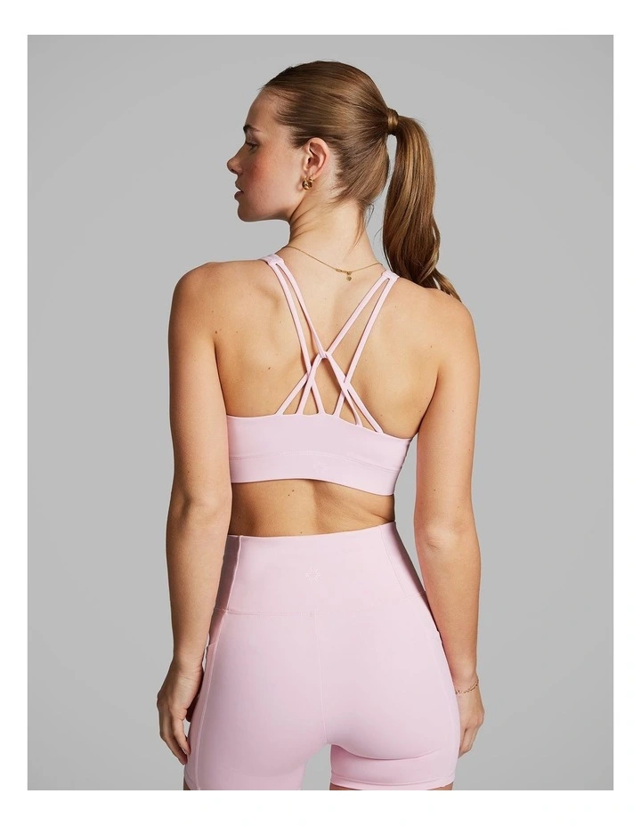 In Action Medium Impact Sports Bra Rosewater image 3
