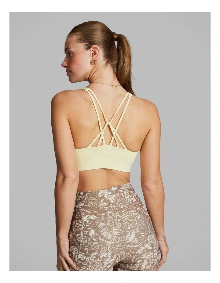In Action Medium Impact Sports Bra Sunflower image 3