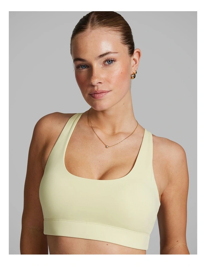 In Action Medium Impact Sports Bra Sunflower image 4