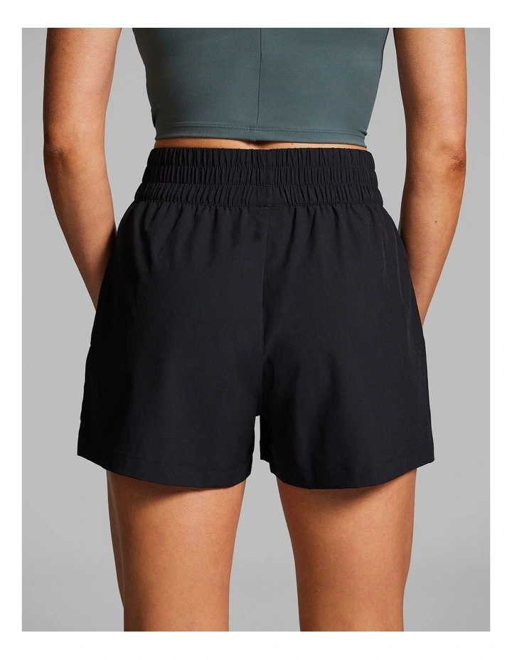 At Leisure Casual Shorts in Black image 2