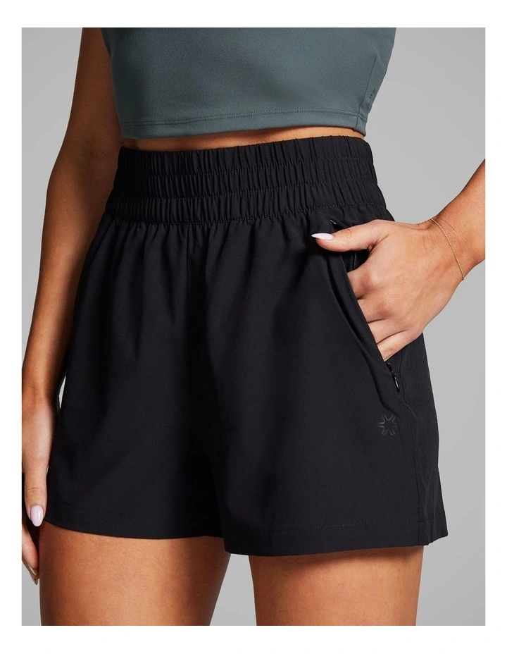 At Leisure Casual Shorts in Black image 4