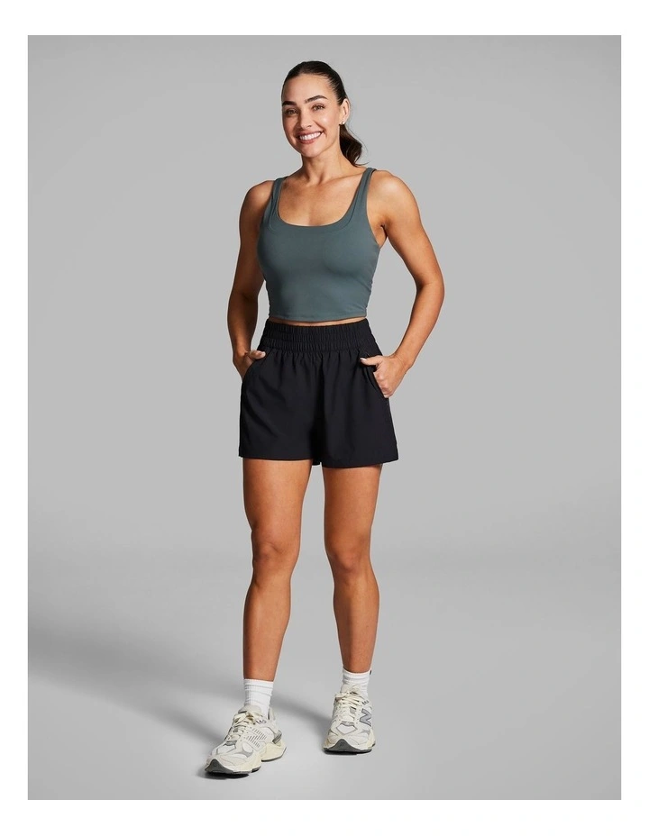 At Leisure Casual Shorts in Black image 5