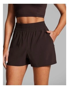 At Leisure Casual Shorts in Chocolate