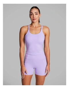 Strappy Support Singlet in Ultraviolet