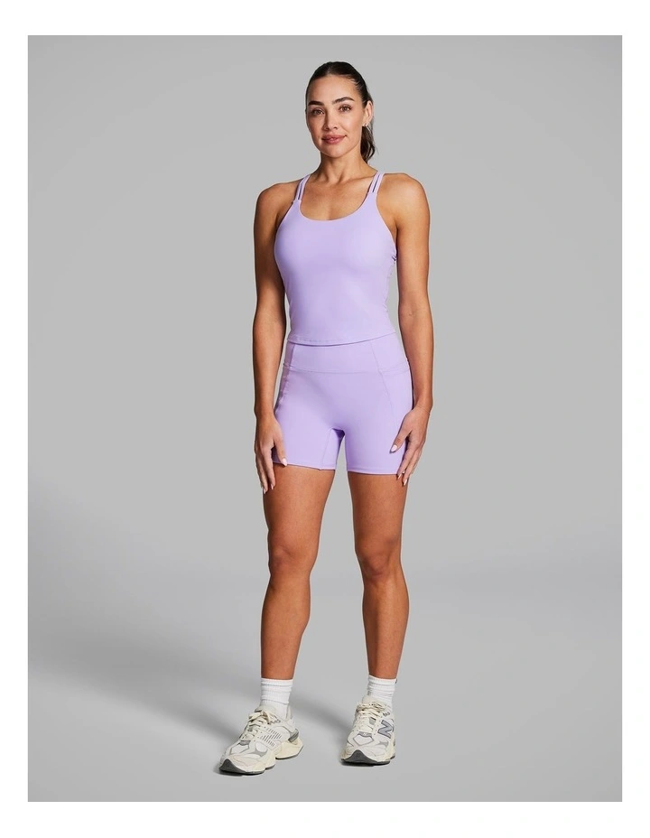 Strappy Support Singlet in Ultraviolet image 5