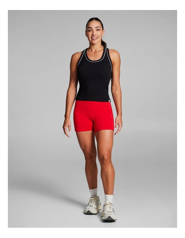 Streamline Rib Tank in Black image 5