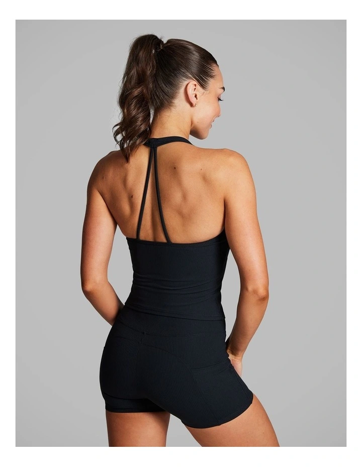 Luxesoft Rib Support Tank in Black image 2