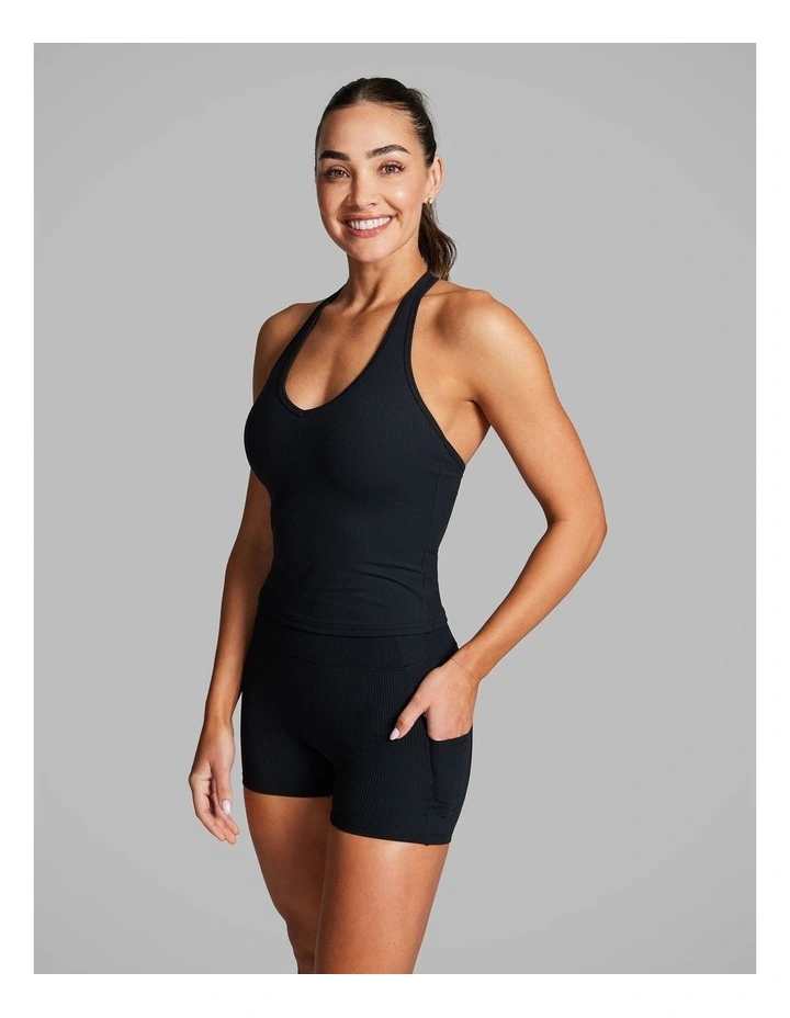 Luxesoft Rib Support Tank in Black image 3