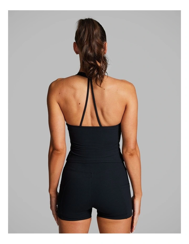 Luxesoft Rib Support Tank in Black image 4