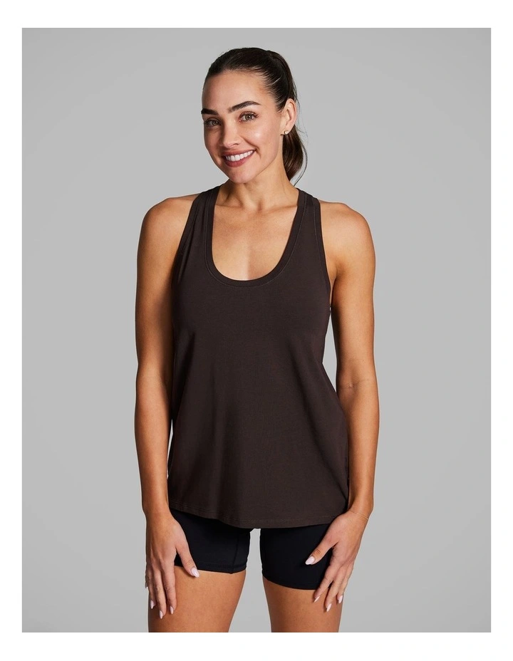 All Day Tank in Chocolate image 1
