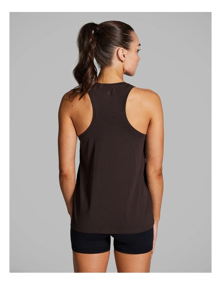 All Day Tank in Chocolate image 2