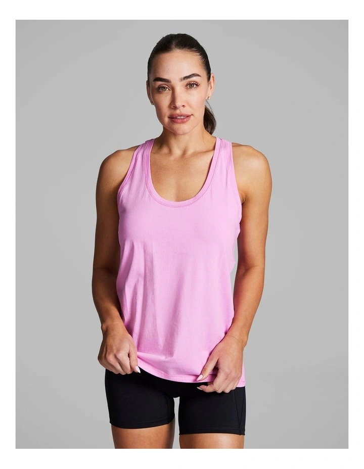 All Day Tank in Popular Pink image 1