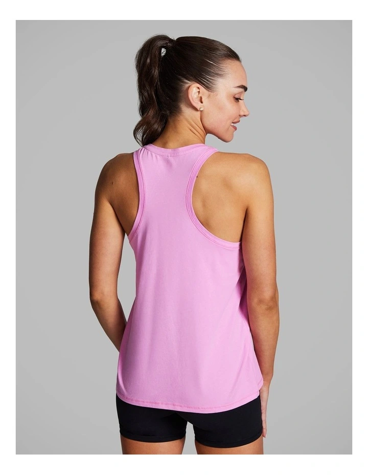All Day Tank in Popular Pink image 2