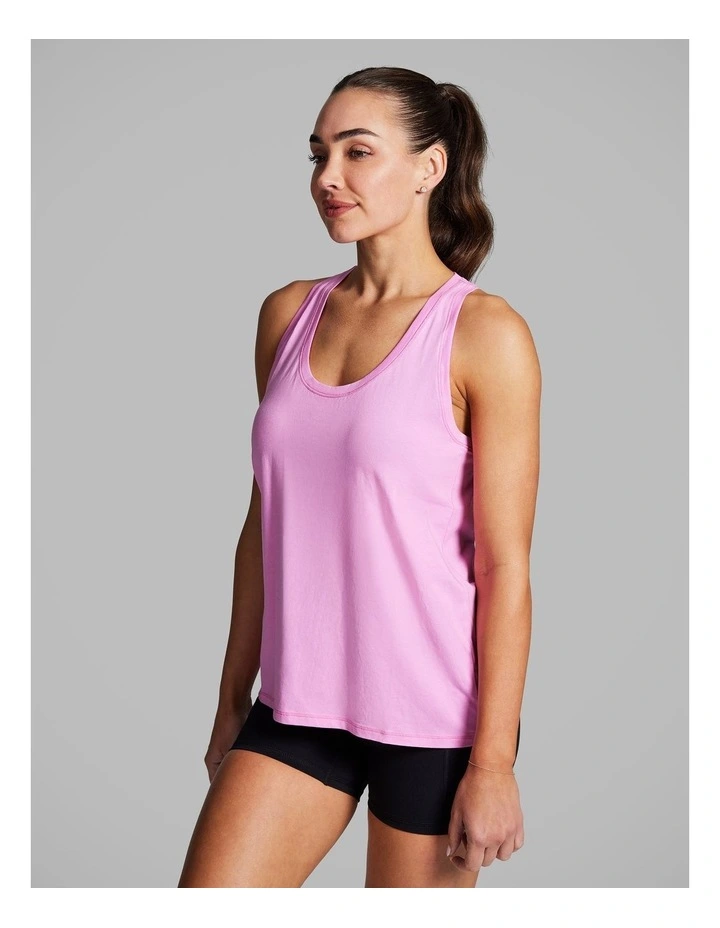 All Day Tank in Popular Pink image 3