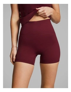 Coreform Mid Thigh Bike Shorts in Vino