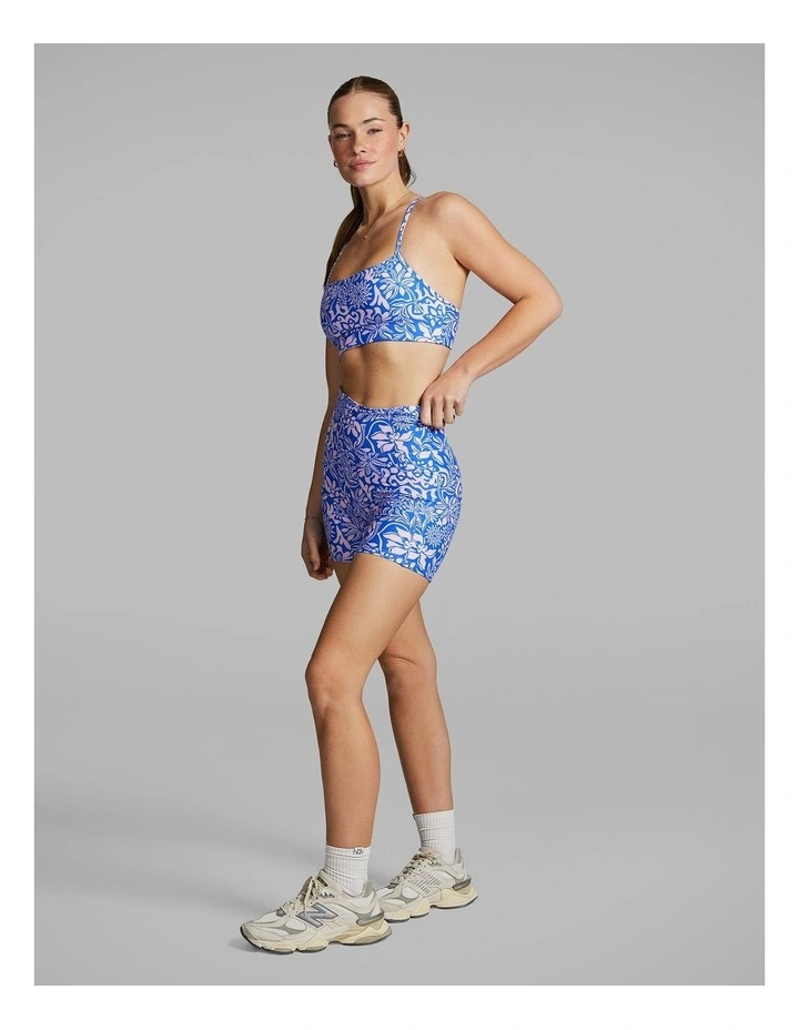 Pocket Mid Thigh Bike Shorts Blue Summer image 5