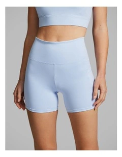 Pocket Mid Thigh Bike Shorts Light Sky Blue
