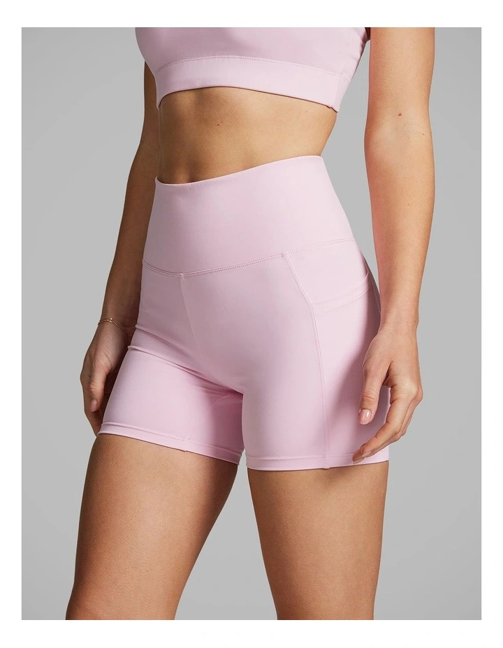Pocket Mid Thigh Bike Shorts Rosewater image 2