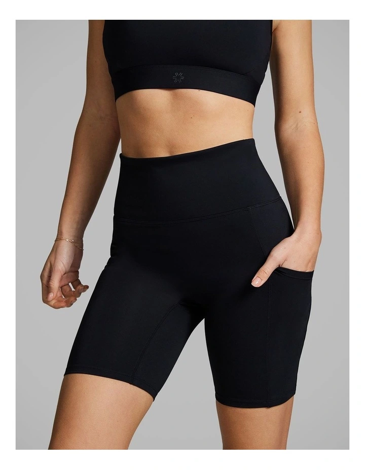 Gym And Swim Quad Bike Shorts Black image 1