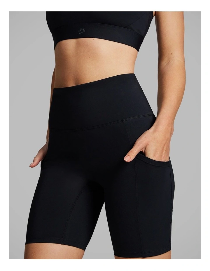 Gym And Swim Quad Bike Shorts Black image 2