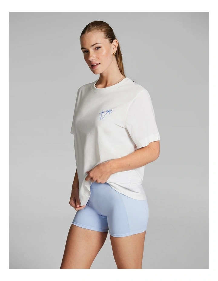 Graphic Tee in White image 2