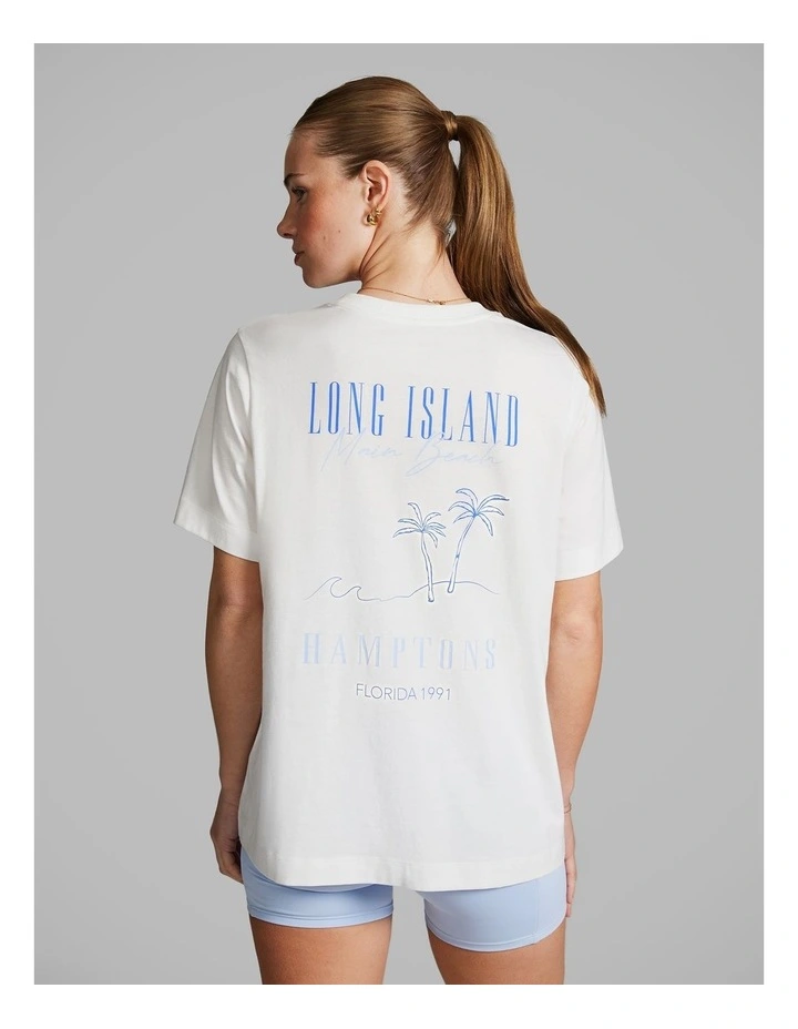 Graphic Tee in White image 3