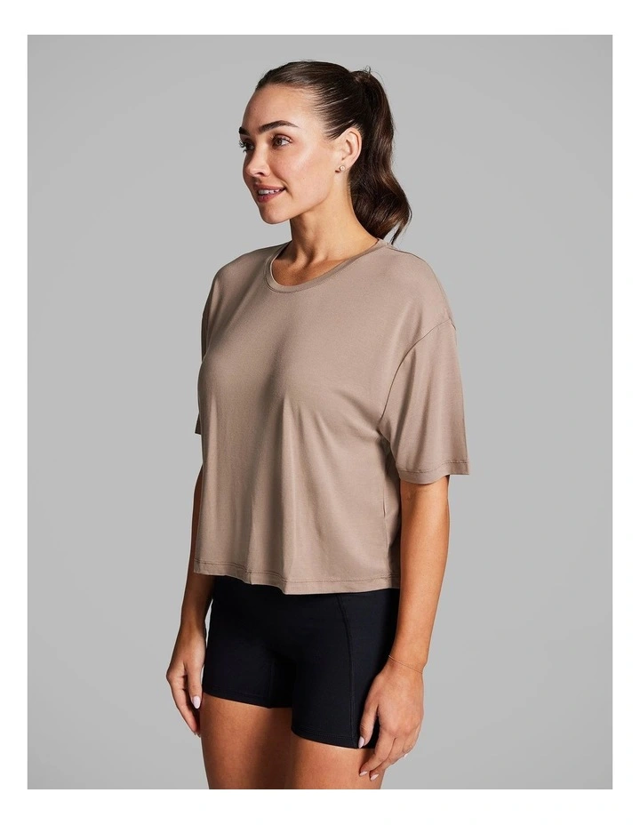 Freestyle Tee in Caramel image 3