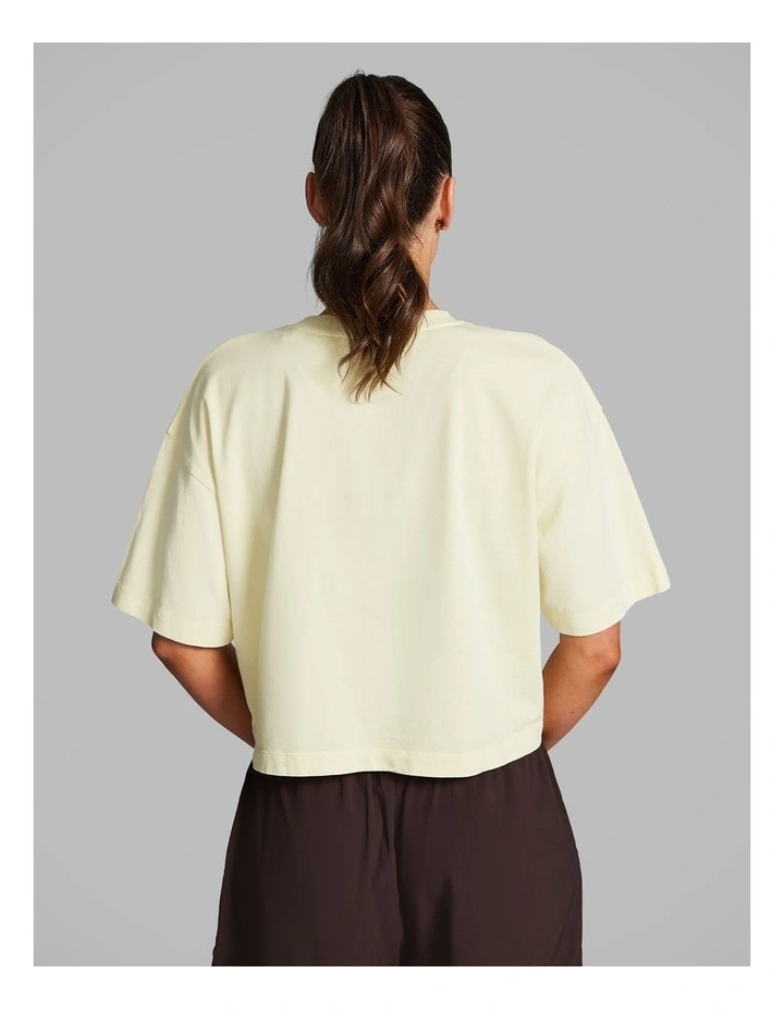 Boxy Hip Length Tee in Sunflower image 2