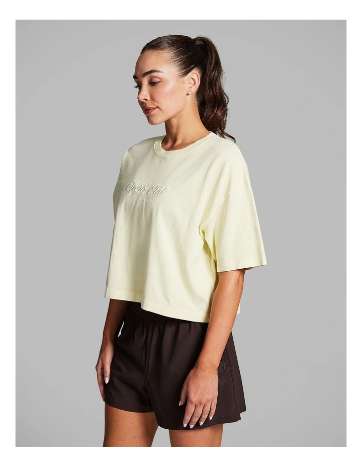Boxy Hip Length Tee in Sunflower image 3