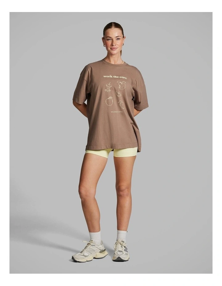 Baggy Fit Tee in Caramel image 5