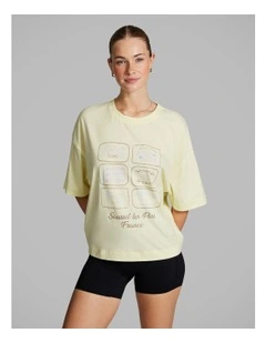 Oversize Boxy Tee Sunflower