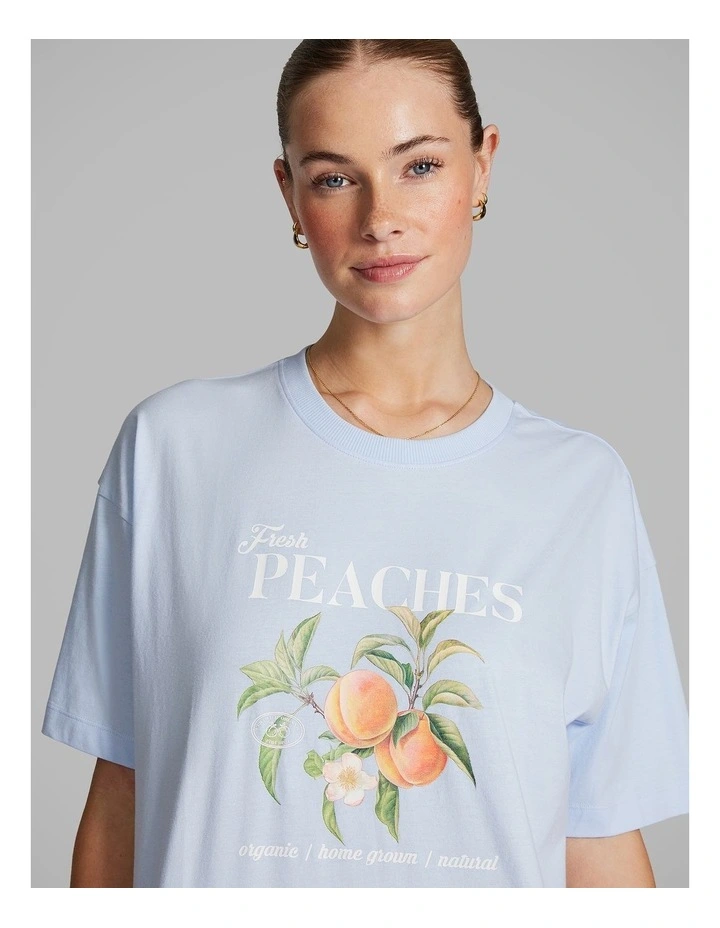 Oversize Tee in Blue image 4