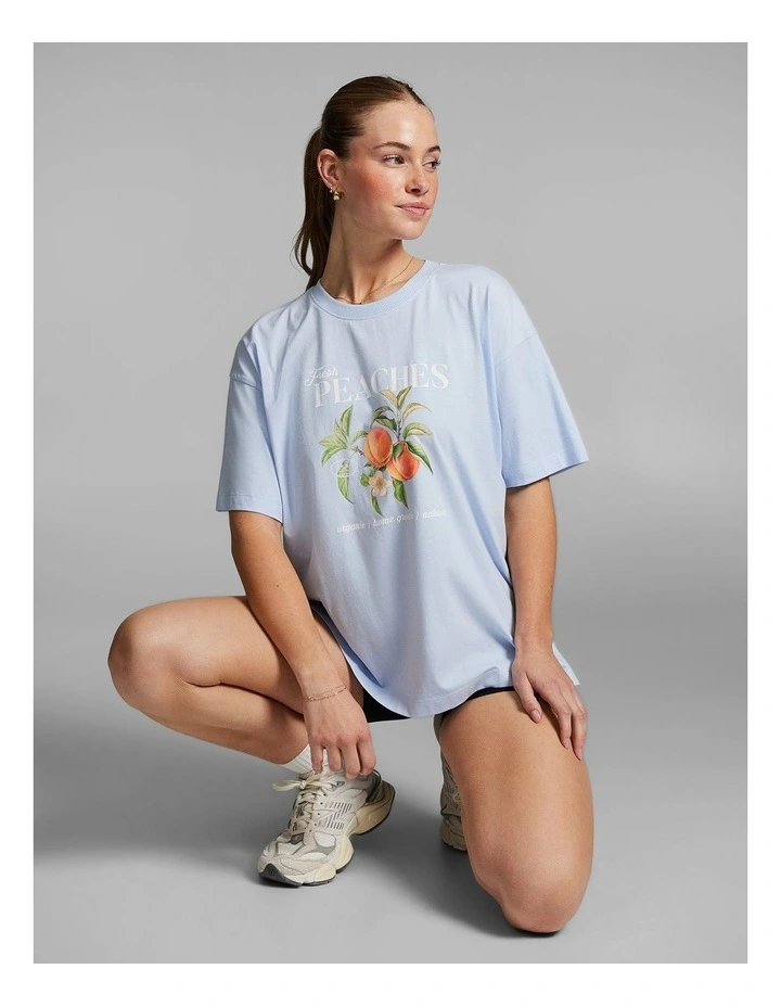 Oversize Tee in Blue image 6
