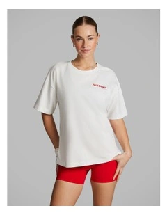 Oversize Tee in White