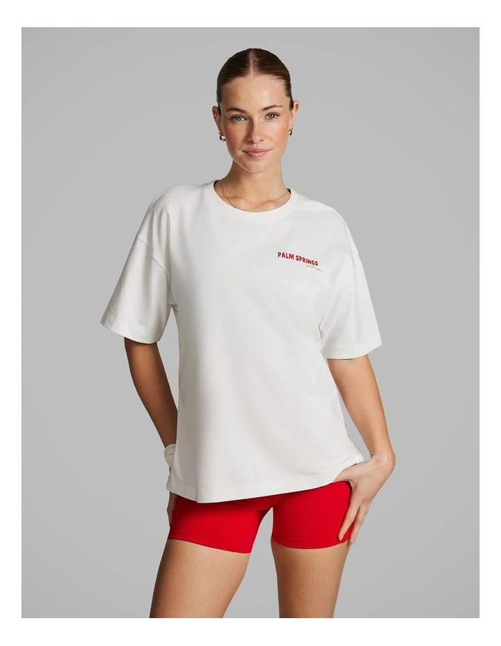 Oversize Tee in White image 1