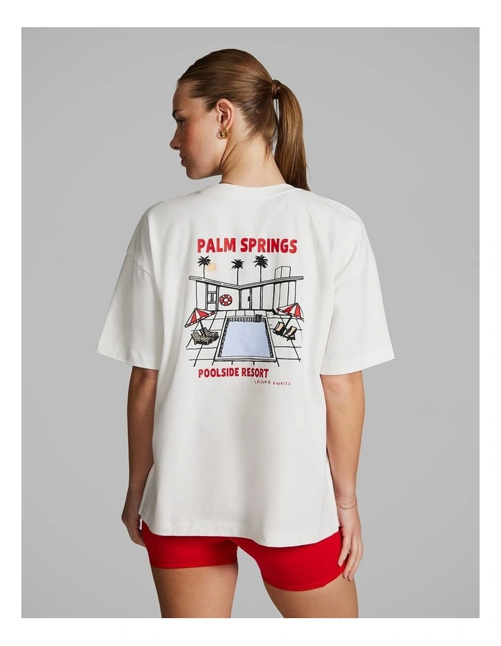 Oversize Tee in White image 3