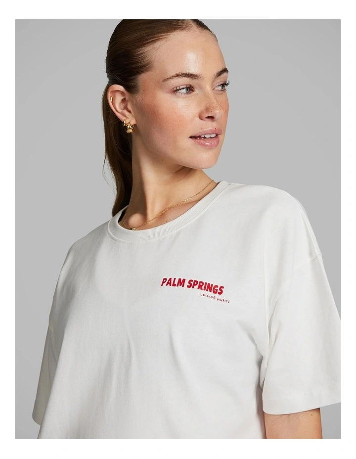 Oversize Tee in White image 4