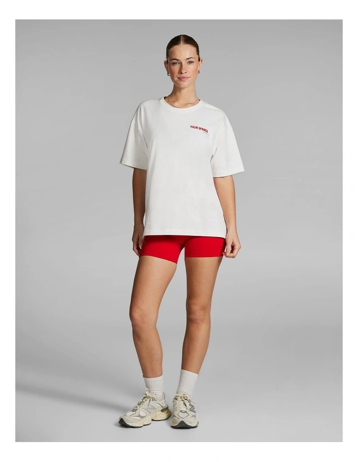 Oversize Tee in White image 5