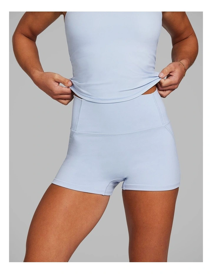 No Front Seam Booty Shorts in Ice Blue image 1