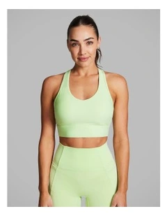 High Impact Sports Bra Lime Soda