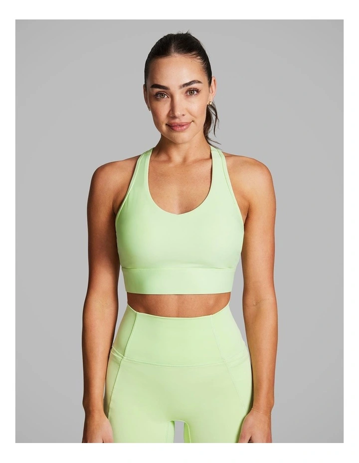 High Impact Sports Bra Lime Soda image 1
