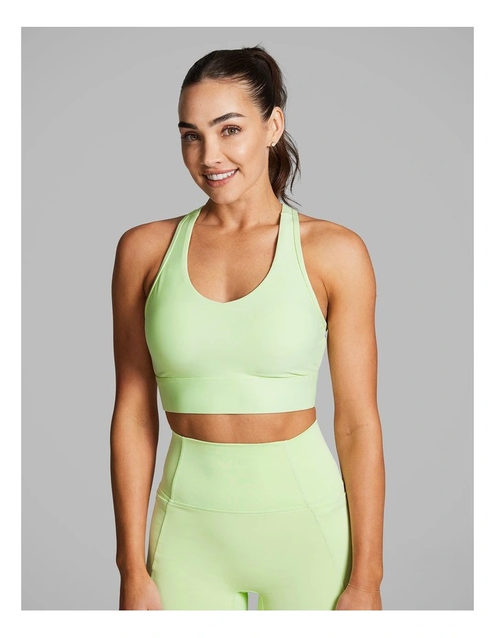 High Impact Sports Bra Lime Soda image 3