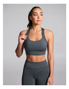 Speed High Impact Sports Bra Dark Khaki