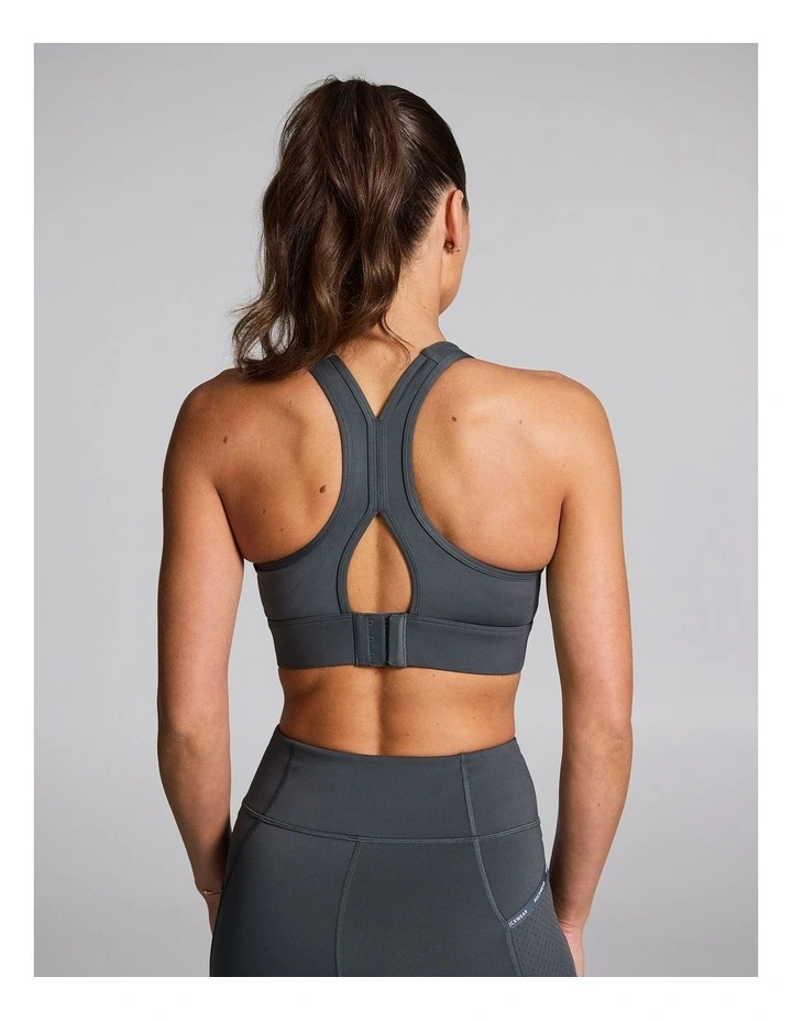 Speed High Impact Sports Bra Dark Khaki image 2