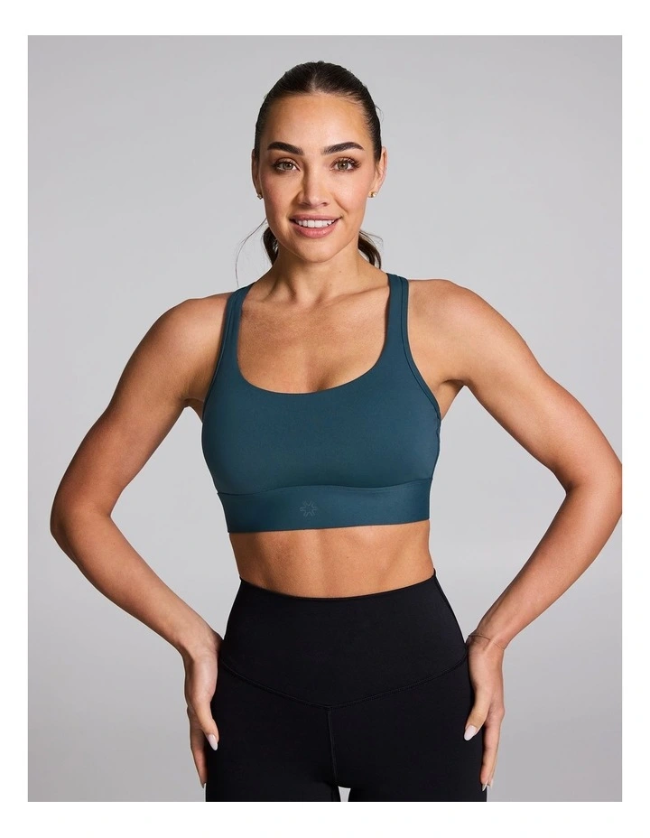 Base One High Impact Sports Bra Midnight Green image 1