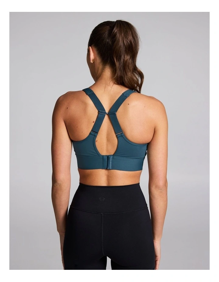 Base One High Impact Sports Bra Midnight Green image 2