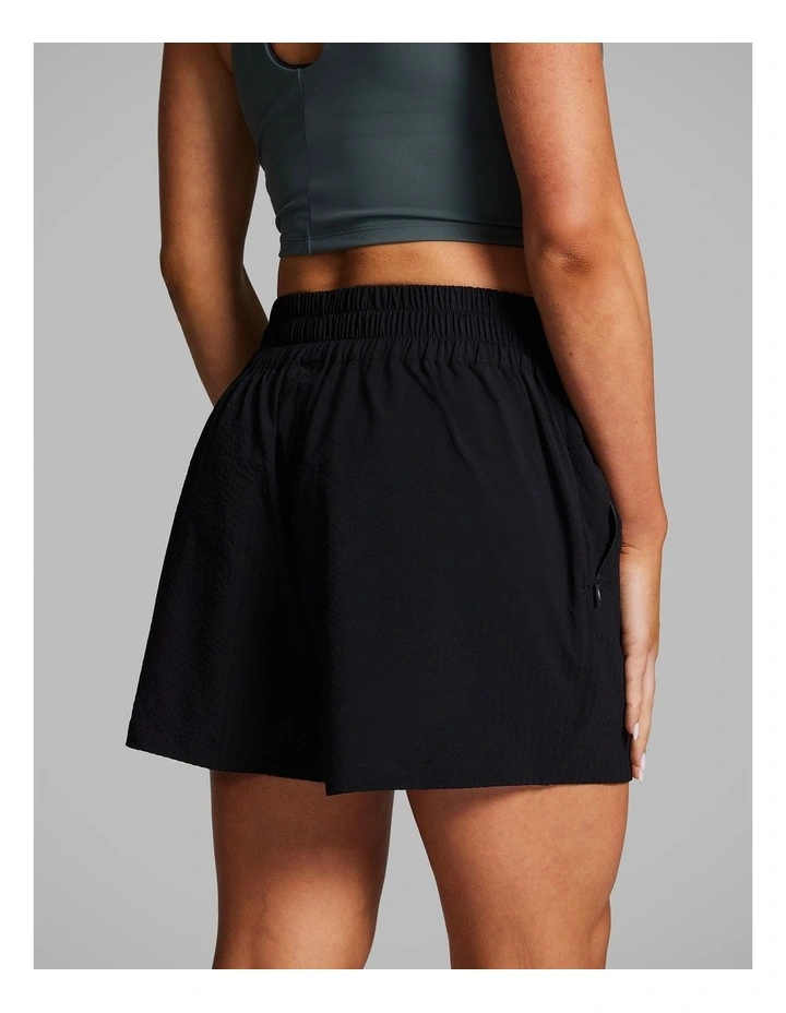 At Leisure Texture Shorts in Black image 2