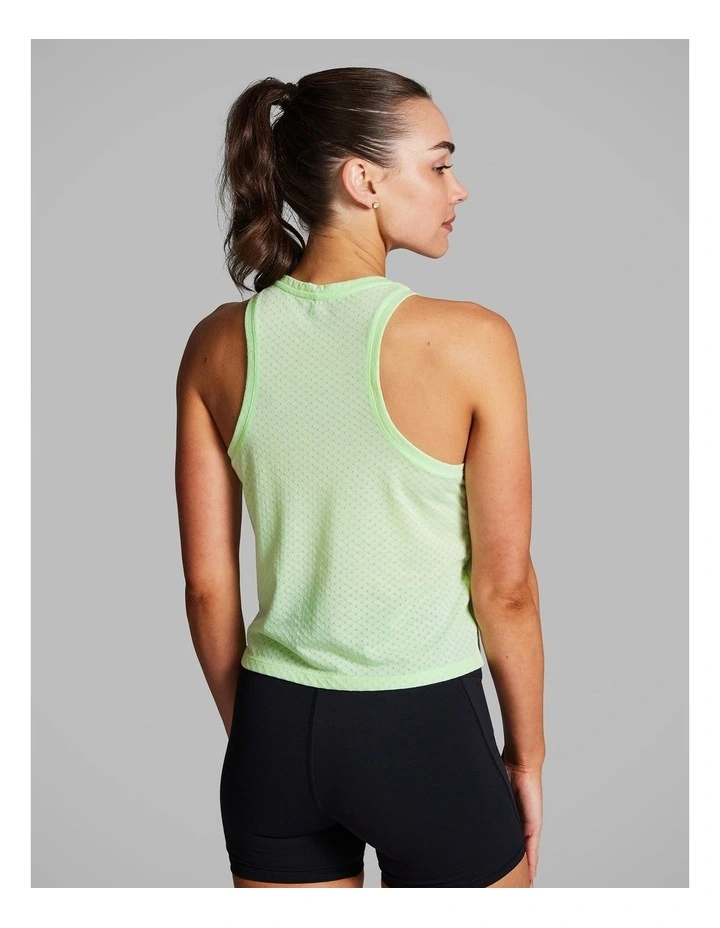 Fleur Hip Length Tank in Lime Soda image 2